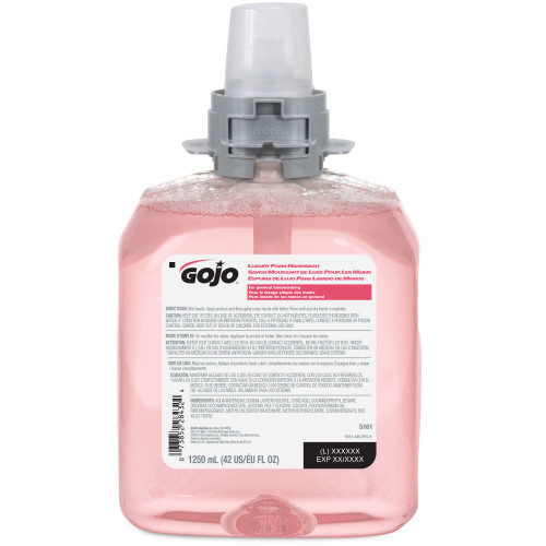 Gojo 5161-04 - Soap GOJO® Foaming 1,250 mL Dispenser Refill Bottle Cranberry Scent