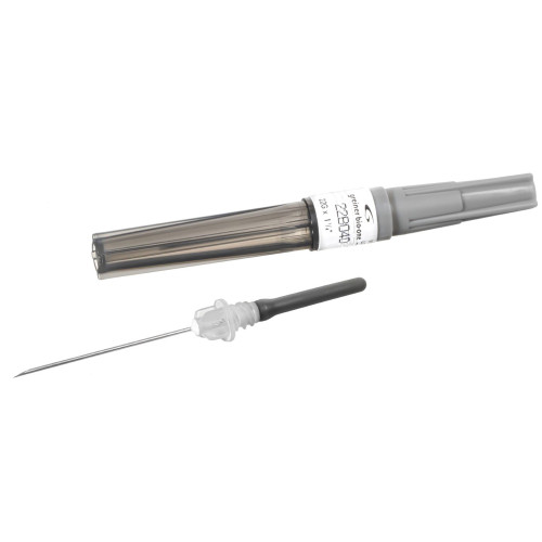 Greiner Bio-One 450045 - VACUETTE® Visio Plus Blood Collection Needle 22 Gauge 1-1/4 Inch Needle Length Safety Needle Without Tubing Sterile