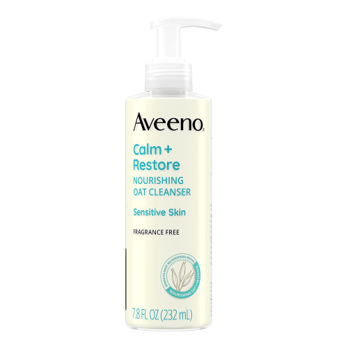 J & J Healthcare Systems 38137119181 - Facial Cleanser Aveeno® Calm+Restore Liquid 7.8 oz. Pump Bottle Unscented J & J Healthcare Systems 38137119181 - Facial Cleanser Aveeno® Calm+Restore Liquid 7.8 oz. Pump Bottle Unscented