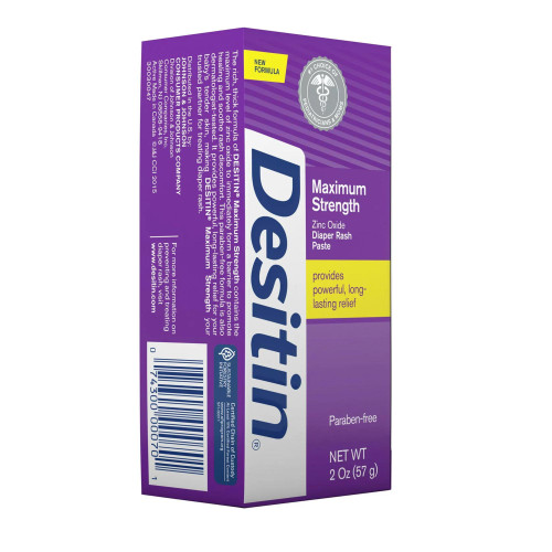 J & J Healthcare Systems 58232072103 - Diaper Rash Treatment Desitin® Maximum Strength 2 oz. Tube Scented Paste J & J Healthcare Systems 58232072103 - Diaper Rash Treatment Desitin® Maximum Strength 2 oz. Tube Scented Paste