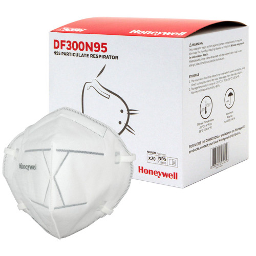 Honeywell Safety Products DF300N95BX - Particulate Respirator Mask Honeywell DF300 Industrial N95 Not Rated Elastic Strap One Size Fits Most Honeywell Safety Products DF300N95BX - Particulate Respirator Mask Honeywell DF300 Industrial N95 Not Rated Elastic Strap One Size Fits Most