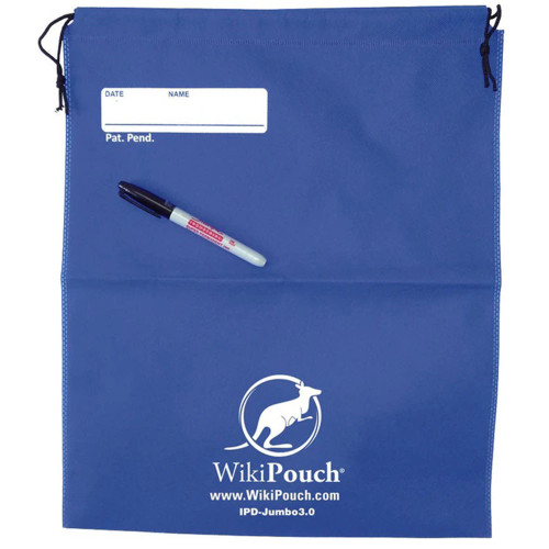 Infection Prevention Products Inc IPD-JUMBO3.0 - Infection Prevention Pouch IPD-Jumbo 3.0 Blue 16 X 18 Inch