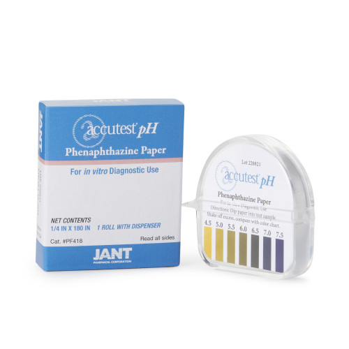 Jant Pharmacal Corp PF418-10 - Nitrazine Indicator Paper in Dispenser Accutest® 4.5 to 7.5 Jant Pharmacal Corp PF418-10 - Nitrazine Indicator Paper in Dispenser Accutest® 4.5 to 7.5