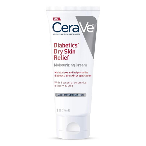 Loreal USA 60600051215 - Hand and Body Moisturizer CeraVe® Diabetics' Dry Skin Relief 8 oz. Tube Unscented Cream