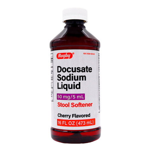 Major Pharmaceuticals 00536130485 - Stool Softener Cherry Flavor Liquid 16 oz. 50 mg / 5 mL Strength Docusate Sodium Major Pharmaceuticals 00536130485 - Stool Softener Cherry Flavor Liquid 16 oz. 50 mg / 5 mL Strength Docusate Sodium