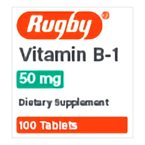 Major Pharmaceuticals 80681009700 - Vitamin Supplement Vitamin B1 50 mg Strength Tablet 100 per Bottle Major Pharmaceuticals 80681009700 - Vitamin Supplement Vitamin B1 50 mg Strength Tablet 100 per Bottle