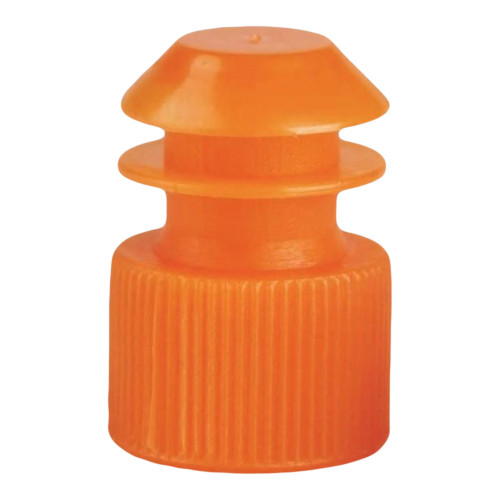 McKesson 177-118240N - McKesson Tube Closure Polyethylene Flanged Plug Cap Orange 13 mm For Use with 13 mm Blood Drawing Tubes, Glass Test Tubes, Plastic Culture Tubes NonSterile