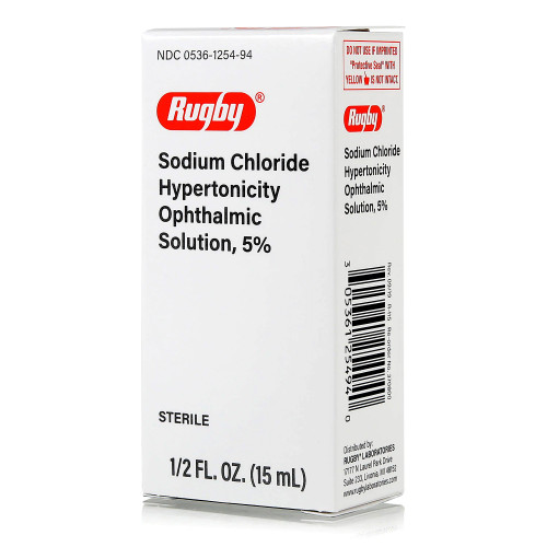 Major Pharmaceuticals 00536125494 - Hypertonicity Agent Rugby® 15 mL Eye Drops Major Pharmaceuticals 00536125494 - Hypertonicity Agent Rugby® 15 mL Eye Drops