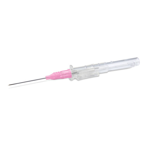 McKesson 200-IVS201 - Peripheral IV Catheter Prevent® SLS 20 Gauge 1 Inch Polyurethane Straight Hub Non Blood Control Sliding Safety