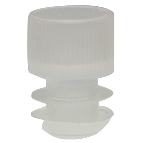 McKesson 177-116152C - McKesson Tube Closure Polyethylene Flanged Plug Cap Natural 16 mm For Use with 16 mm Blood Drawing Tubes, Glass Test Tubes, Plastic Culture Tubes NonSterile