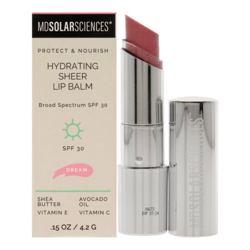 MDSolarSciences 176001 - Tinted Lip Balm with Sunscreen MDSolarsciences™ Hydrating Sheer SPF 30 0.15 oz. Tube