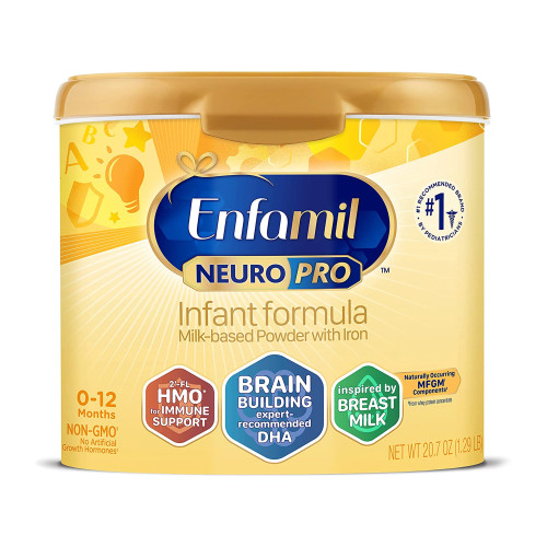 Mead Johnson Nutrition 472505 - Infant Formula Enfamil NeuroPro™ Unflavored 20.7 oz. Canister Powder Iron