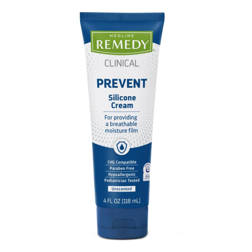 Medline MSC092534UNSC - Skin Protectant Remedy Clinical 4 oz. Tube Unscented Cream CHG Compatible