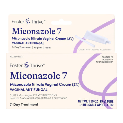 McKesson 70677122201 - Vaginal Antifungal Foster & Thrive™ 2% Strength / 100 mg Cream 1.59 oz. Tube