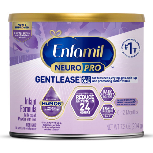 Mead Johnson Nutrition 133039 - Infant Formula Enfamil NeuroPro™ Gentlease® Unflavored 7.2 oz. Can Powder Milk-Based Crying / Spitup