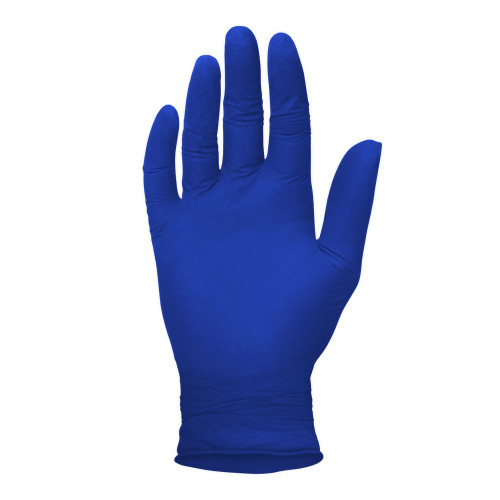 Medi-Tech International MG5254 - Exam Glove NitraSoft 250 X-Large NonSterile Nitrile Standard Cuff Length Textured Fingertips Cobalt Blue Chemo Tested / Fentanyl Tested