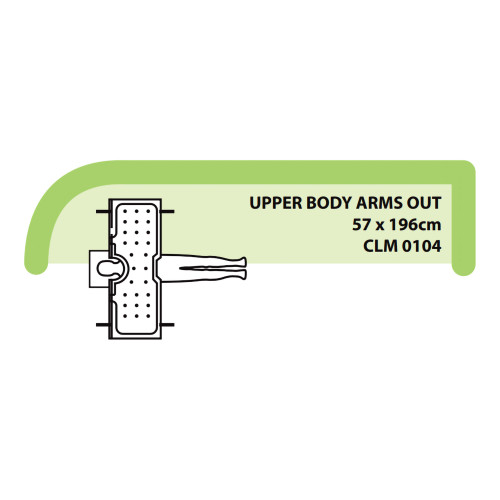 MicroAire Surgical Instruments CLM-0104 - Forced Air Warming Blanket Cocoon™ 57 X 196 cm Nonwoven