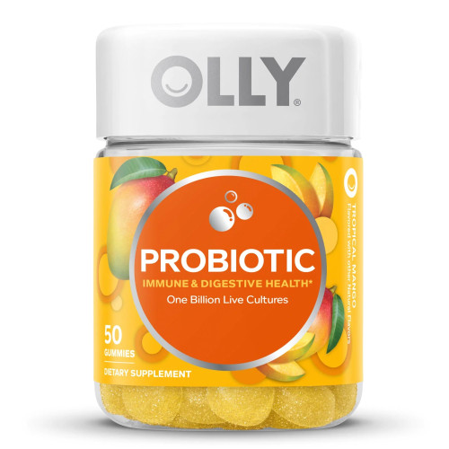 OLLY Public Benefit Corp 85815800513 - Probiotic Dietary Supplement OLLY® 50 per Bottle Gummy