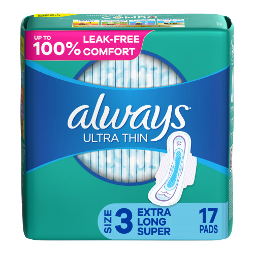 Procter & Gamble 03077203345 - Feminine Pad Always® Ultra Thin With Wings Super Absorbency Procter & Gamble 03077203345 - Feminine Pad Always® Ultra Thin With Wings Super Absorbency