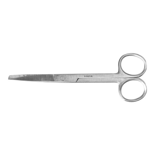 Integra Lifesciences 5-16-ST-50 - Operating Scissors Miltex® Disposable 5-1/2 Inch Length Floor / Office Grade Pakistani Stainless Steel Sterile Finger Ring Handle Straight Sharp Tip / Blunt Tip