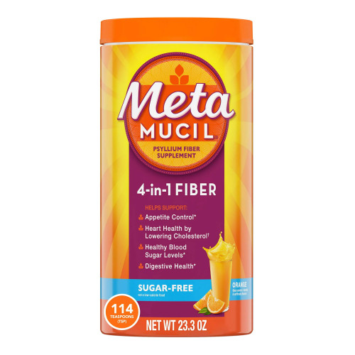 Procter & Gamble 37000002406 - Fiber Supplement Metamucil® Orange Flavor Powder 23.3 oz. 3.4 Gram Strength Psyllium Husk