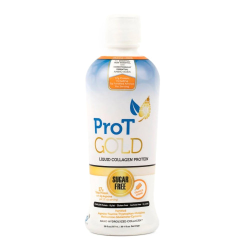 OP2 Labs Inc OPPTCPLPRGOC3001OZ - Oral Supplement ProT Gold Orange Crème Flavor Liquid 30 oz. Bottle