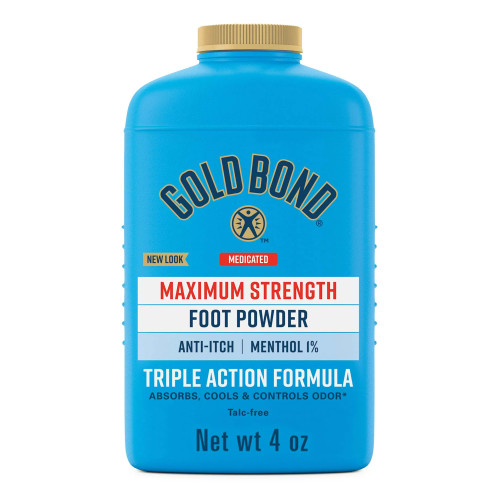 Sanofi 04116701706 - Foot Powder Gold Bond® Maximum Strength 4 oz. Scented Shaker Bottle Menthol 1%