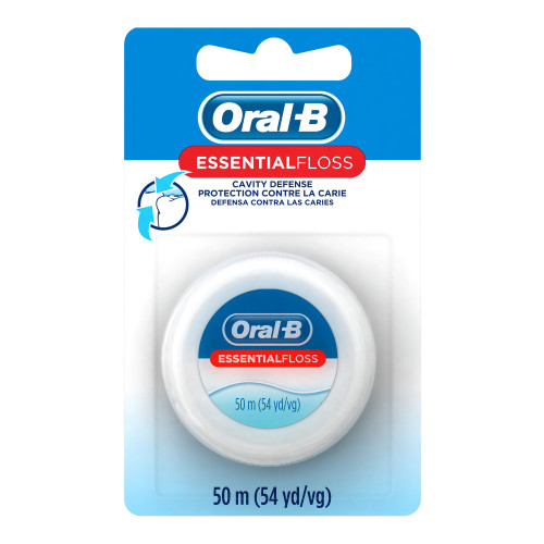 Procter & Gamble 00041082576 - Dental Floss Oral-B Essential Floss Cavity Defense Waxed 54 Yard Unflavored Procter & Gamble 00041082576 - Dental Floss Oral-B Essential Floss Cavity Defense Waxed 54 Yard Unflavored