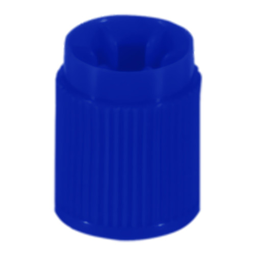 Sarstedt 65.163.308 - Tube Closure HDPE Screw Cap Blue 13 mm Diameter For 13 X 75 mm Tubes Sarstedt 65.163.308 - Tube Closure HDPE Screw Cap Blue 13 mm Diameter For 13 X 75 mm Tubes