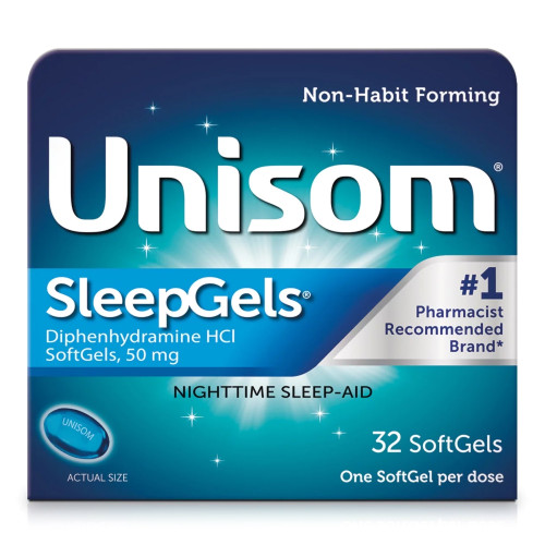 Sanofi 04116700133 - Sleep Aid Unisom® Sleepgels® 32 per Box Softgel 50 mg