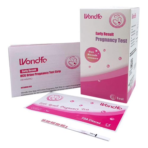 Wondfo USA Co Ltd PRE-HCG-OTC10 - Reproductive Health Test Kit Preview® hCG Pregnancy Test 25 Tests CLIA Waived