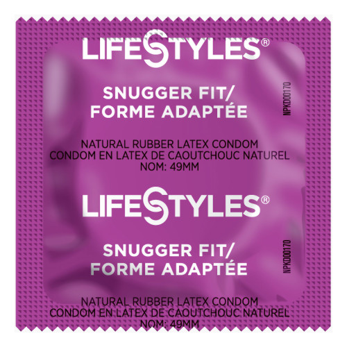 Sxwell Usa LLC 310157 - Condom Lifestyles® Snugger Fit Lubricated One Size Fits Most 1,008 per Case