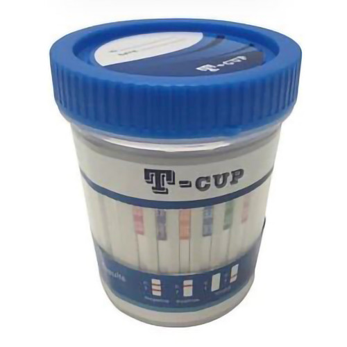 Wondfo USA Co Ltd TDOA-8104 - Drugs of Abuse Test Kit T-Cup® AMP, BUP, BZO, COC, mAMP/MET, MDMA, MTD, OPI, OXY, THC 25 Tests CLIA Waived