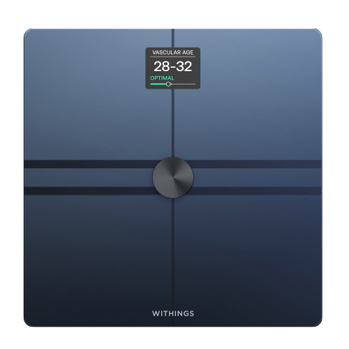Work N Leisure Products Inc WBS12-BLACK-ALL-INTER - Total Body Composition Analyzer Step On Withings Digital Display 5 -> 200kg (9 -> 440lb) Black