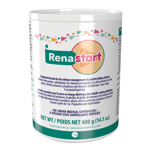 Vitaflo Usa LLC 812539021490 - Pediatric Oral Supplement Renastart™ Unflavored 400 Gram Can Powder Protein Kidney Disease Vitaflo Usa LLC 812539021490 - Pediatric Oral Supplement Renastart™ Unflavored 400 Gram Can Powder Protein Kidney Disease