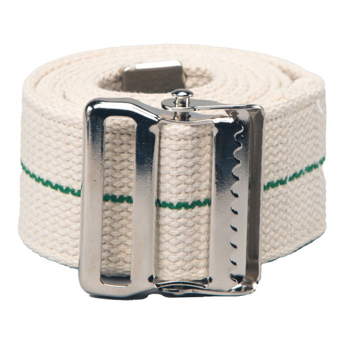 Tidi Products 6556L - Gait Belt Posey® 78 Inch Length White / Green Stripe Cotton