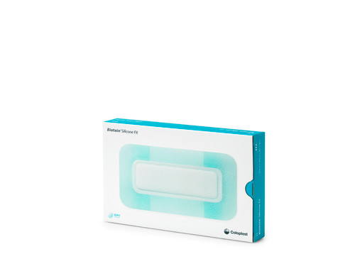 Biatain Silicone Fit Foam Dressing, Bordered, 4" x 8"