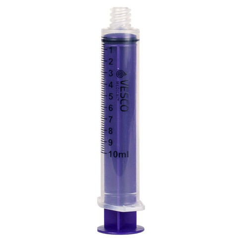 Vesco ENFit MultiFil Syringe, Non-Sterile with Cap, 10 mL