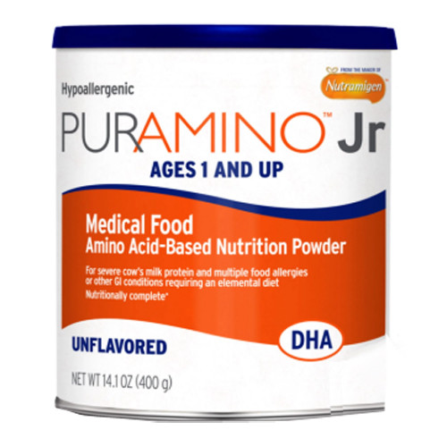 PurAmino Jr Powder, Unflavored, 14.1 oz Can, Retail