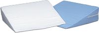 Foam Bed Wedge, White Cover, 12" X 24" X 24"