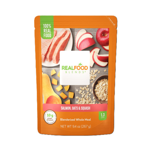 Real Food Blends Tube-Fed Meals 267g Salmon, Oats and Squash