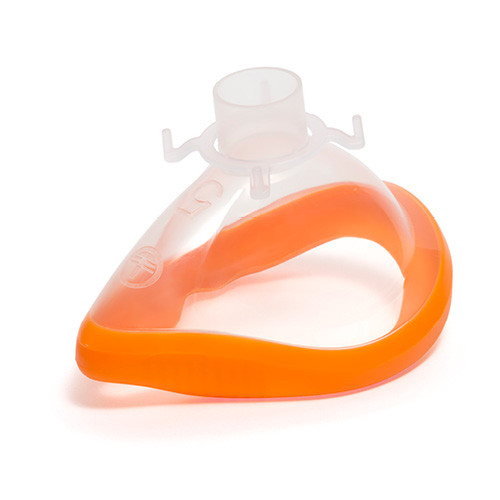 ClearLite Anesthetic Face Mask, Adult Large, Orange Seal, Size 5, 22 I.D.
