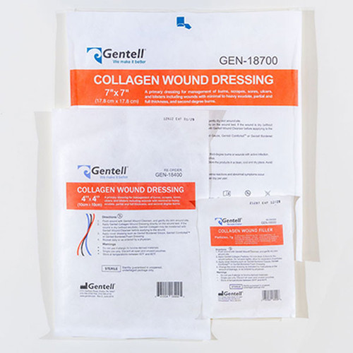 Gentell Collagen Wound Dressing, 2" x 2"