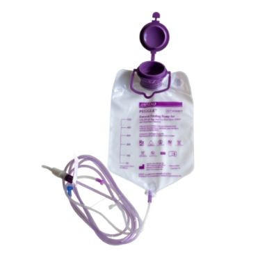 AMSure Puggle Enteral Pump Set, 500mL Bag