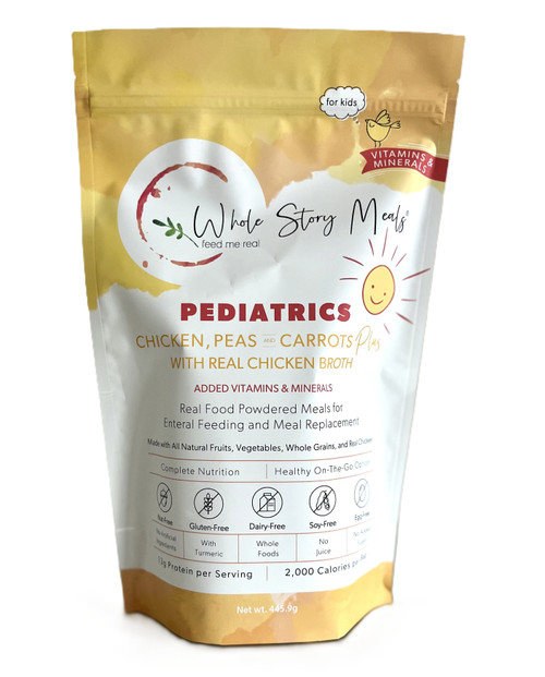Whole Story Meals Chicken, Peas, and Carrots Plus Pediatrics Powdered Vegan Meal