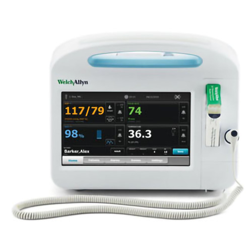 Welch Allyn 68MXTX-B - Patient Monitor Connex® Monitoring / Spot check NIBP, Pulse Rate, SpO2, SureTemp Plus Themometry AC Power / Battery Operated