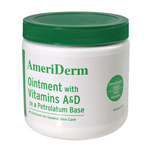 Ameriderm 160 - Ointment with Vitamins A&D, 15 oz. Jar