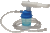 Allied 61400 - Aero Mist Nebulizer w/7' Tubng