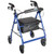 Drive Medical R726BK - 4-Wheel Rollator Black, 6" Casters, Aluminum