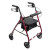 PMI RLA6BG - ProBasics Aluminum Rollator, 6" Wheels, Burgundy, 300 lb Weight Capacity.